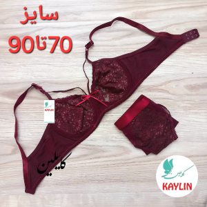 ست سوتین و شورت گیپور فنردار سایز70تا90،ست شورت و سوتین هارنس دار