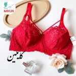سوتین فنردار گیپوری هارنس دار دوبنده سایز70تا90،سوتین گیپور فنردار