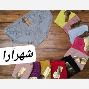 شورت جلو گیپور زنانه پشت نخ فری سایز تا 46
