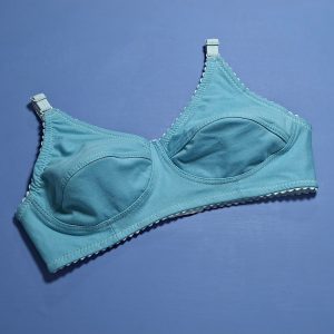 سوتین نخ پنبه اعلا آبی آسمانی کیفیت عالی سایز 75 تولیدی مرادخانی