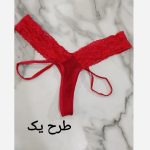 شورت زنانه لامبادا فری سایز تک رنگ قرمز