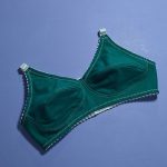 سوتین نخ پنبه کیفیت عالی رنگ سبز سایز 75 تولیدی مرادخانی