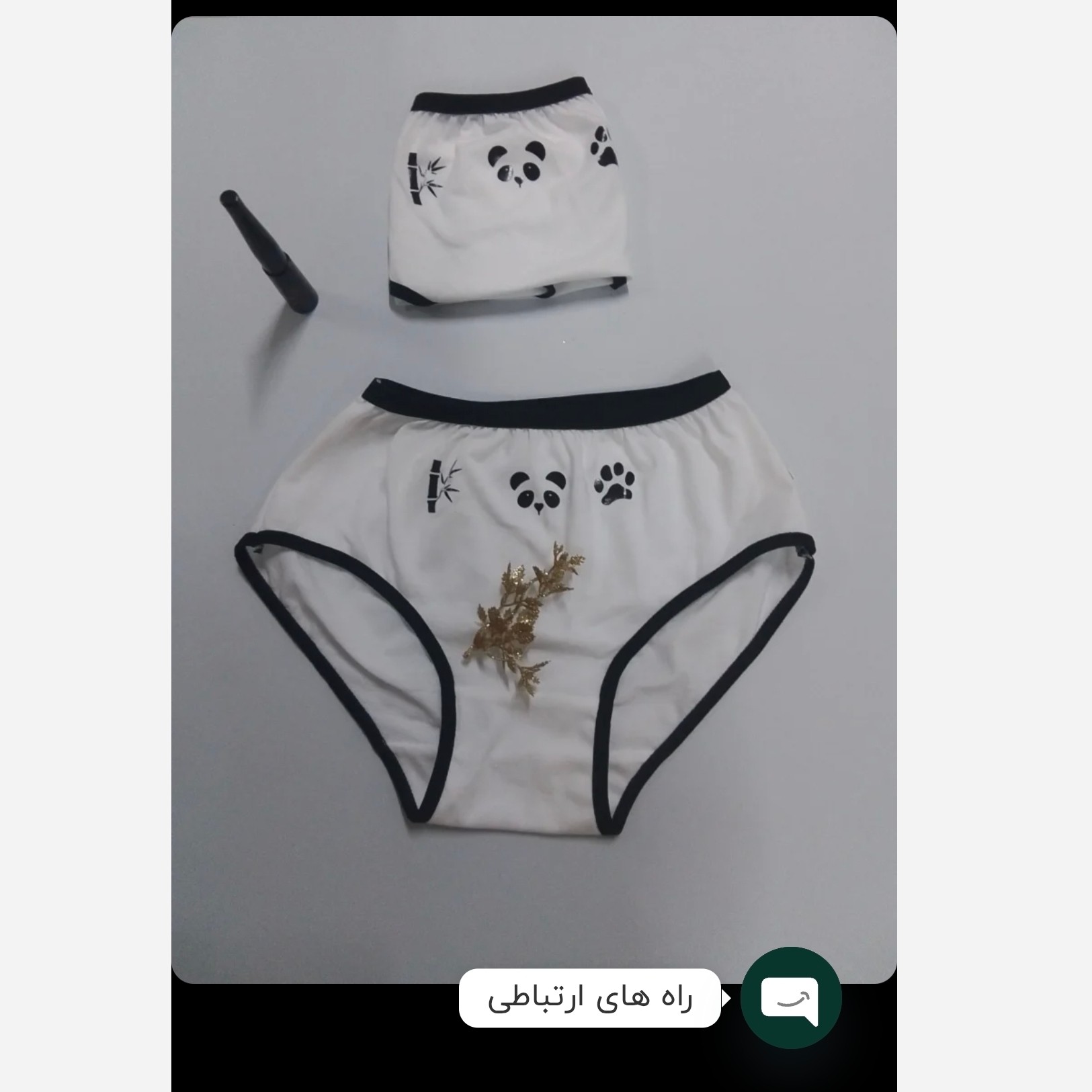 شورت زنانه (لباس زیر زنانه فانتزی تمام پنبه انتی باکتریال