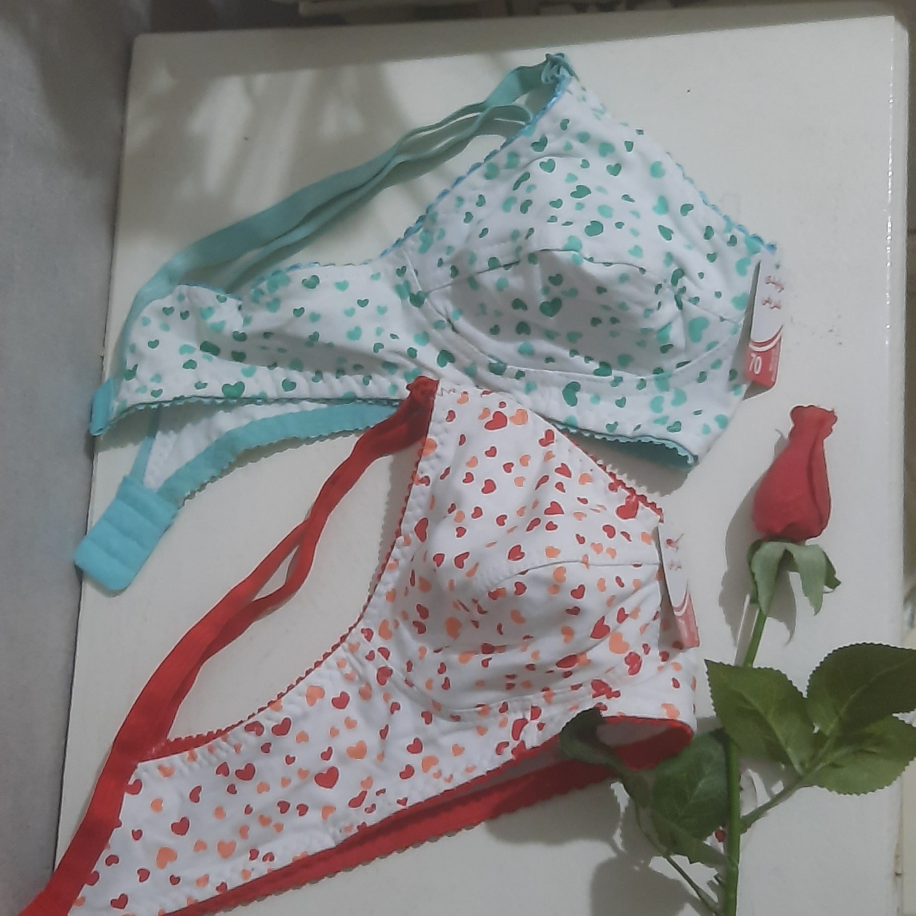 سوتین سوپرنخ پنبه زنانه و دخترانه سایز70 75 80 85 بند و رکاب خارجی ضدحساسیت