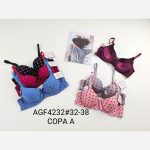 سوتین اسفنجی فنردار نیم جک کاپ A