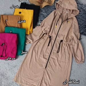 مانتو بارونی زنانه اسپرت بلند سایز 38 تا50