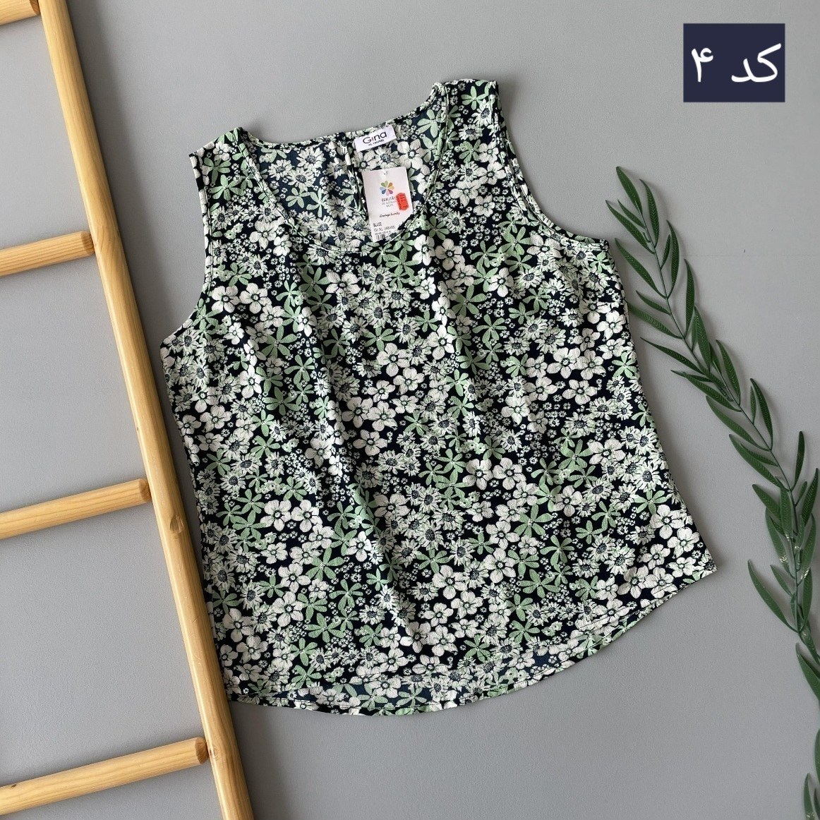 تاپ مجلسی کرپ زنانه برند آلمانی Gina