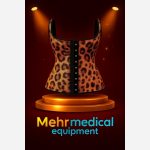 گن ساعت شنی SCULPTING CLOTHES مدل Leopard،لاتکس طبیعی،فرم دهنده کمر و شکم،فنردار،قابل تنظیم