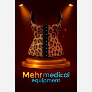 گن ساعت شنی SCULPTING CLOTHES مدل Leopard،لاتکس طبیعی،فرم دهنده کمر و شکم،فنردار،قابل تنظیم