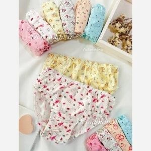شورت نخی زنانه برند آداک بسته 6 عددی در رنگ و سایزبندی متنوع