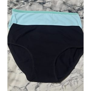 شورت پک دوعددی سوپرنخ پنبه لاکرامقاوم فاق بلند نگهدارنده دوایکس دورکمر 90تا110