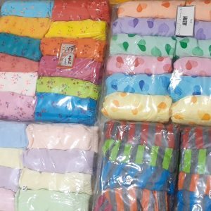 شورت زنانه نخی طرح دار سایزبندی
