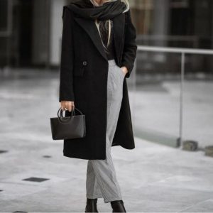 پالتو زنانه فوتر آستردار مزونی سایز 34 تا 60