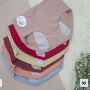 شورتکس جیب دار(شورت بهداشتی)سایزبزرگ فاق بلنددارای لایه نانومحافظ بدون نشت ضدحساسیت کیفیت عالی نخ پنبه مدل اسلیپ کاربردی