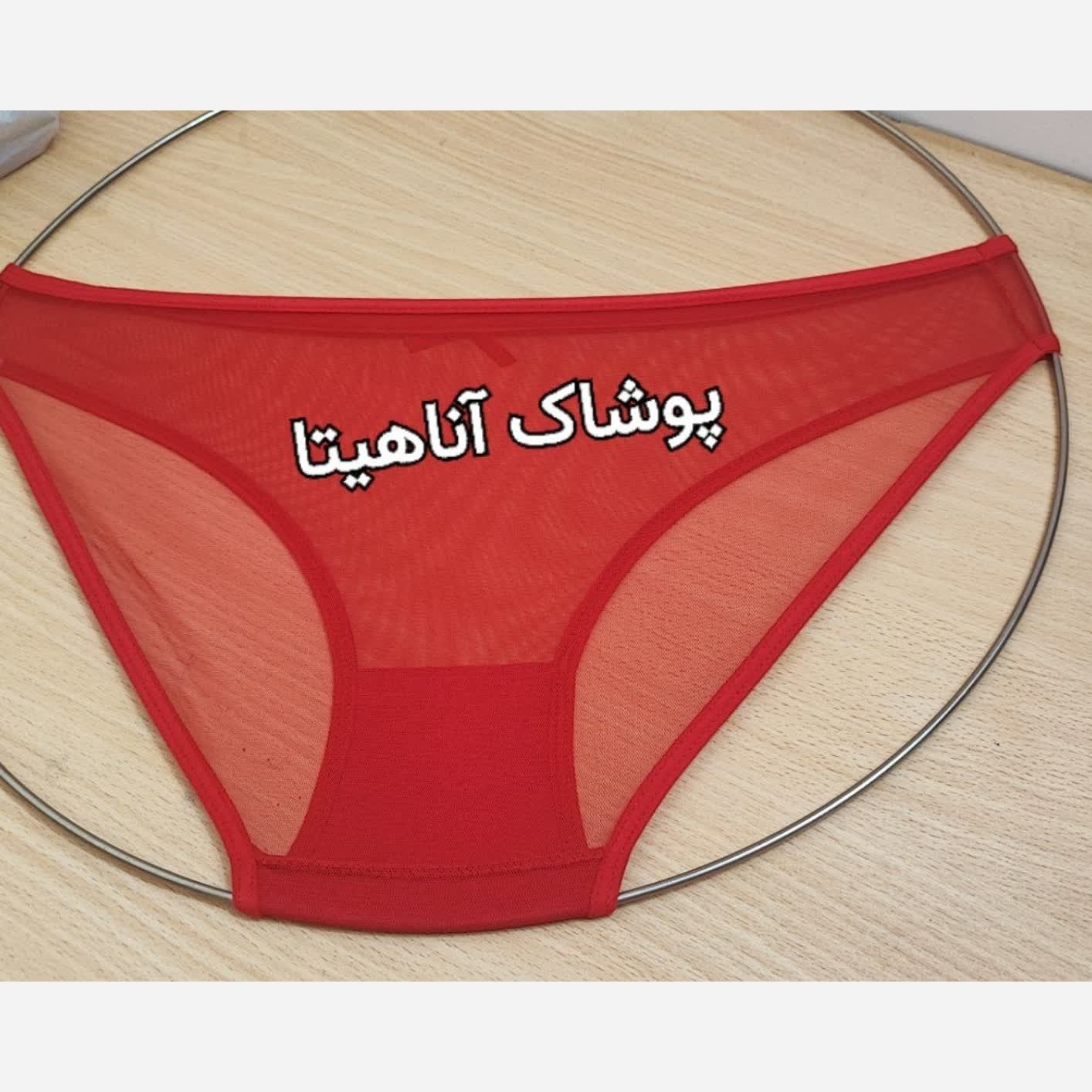 شورت تمام توری بدن نما ایکس لارج (شیشه ای)