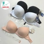 سوتین اسفنجی پشت شیشه ای سفید سایز 80،سوتین دکلته پشت شیشه ای،سوتین پشت نامرئی،سوتین فنردار
