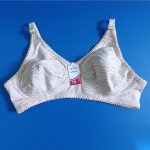 سوتین نخی خالدار رنگ کرم دولایه سایز60 تا100 کیفیت عالی تولیدی مرادخانی