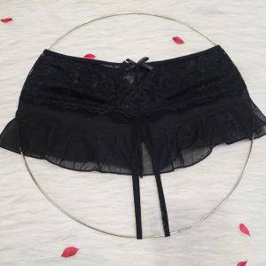 شورت توری گیپوری فانتزی فاق باز