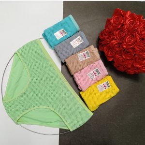 شورت زنانه نخی خال خال سایز3xl