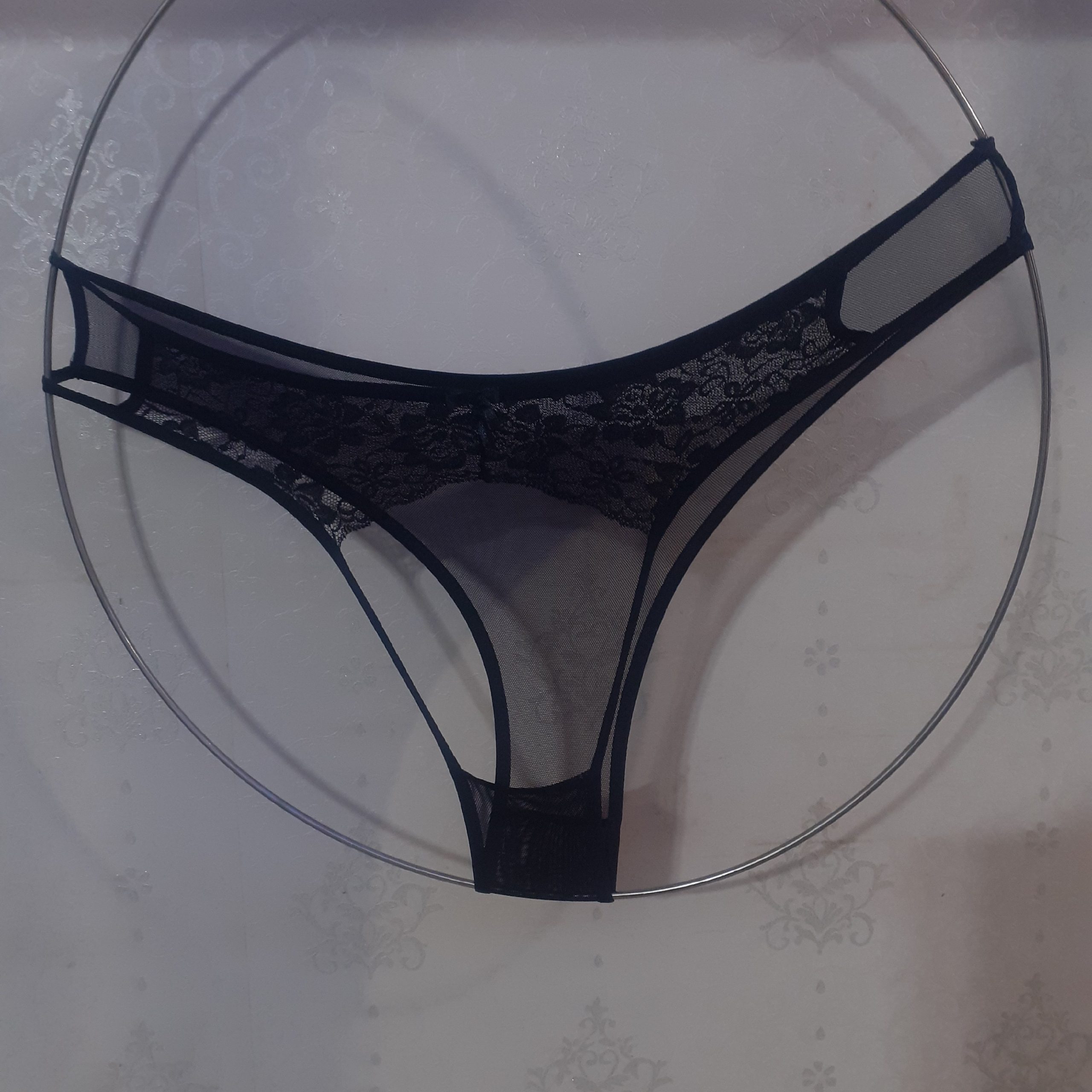 شورت زنانه فانتزی پشت باز طرح متنوع شورت توری فری سایز کد 321