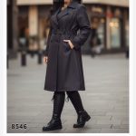 بارانی سایزبزرگ یقه انگلیسی بلند 8583