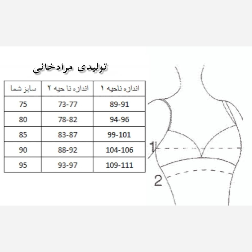 سوتین پرستویی دور پرلون زیر نخی اعلا 75تا 85 رنگ مشکی تولیدی مرادخانی