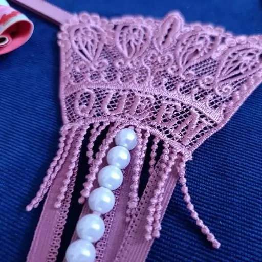 شورت لامبادا مرواریدی فانتزی