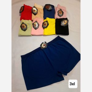 شورت پادارسایزبزرگ نارین شورت پادارزنانه 3xlشورت پادارنخی زنانه شورت پادار 3xl زنانه نارین شورت کتان پادار دربرناشاپ