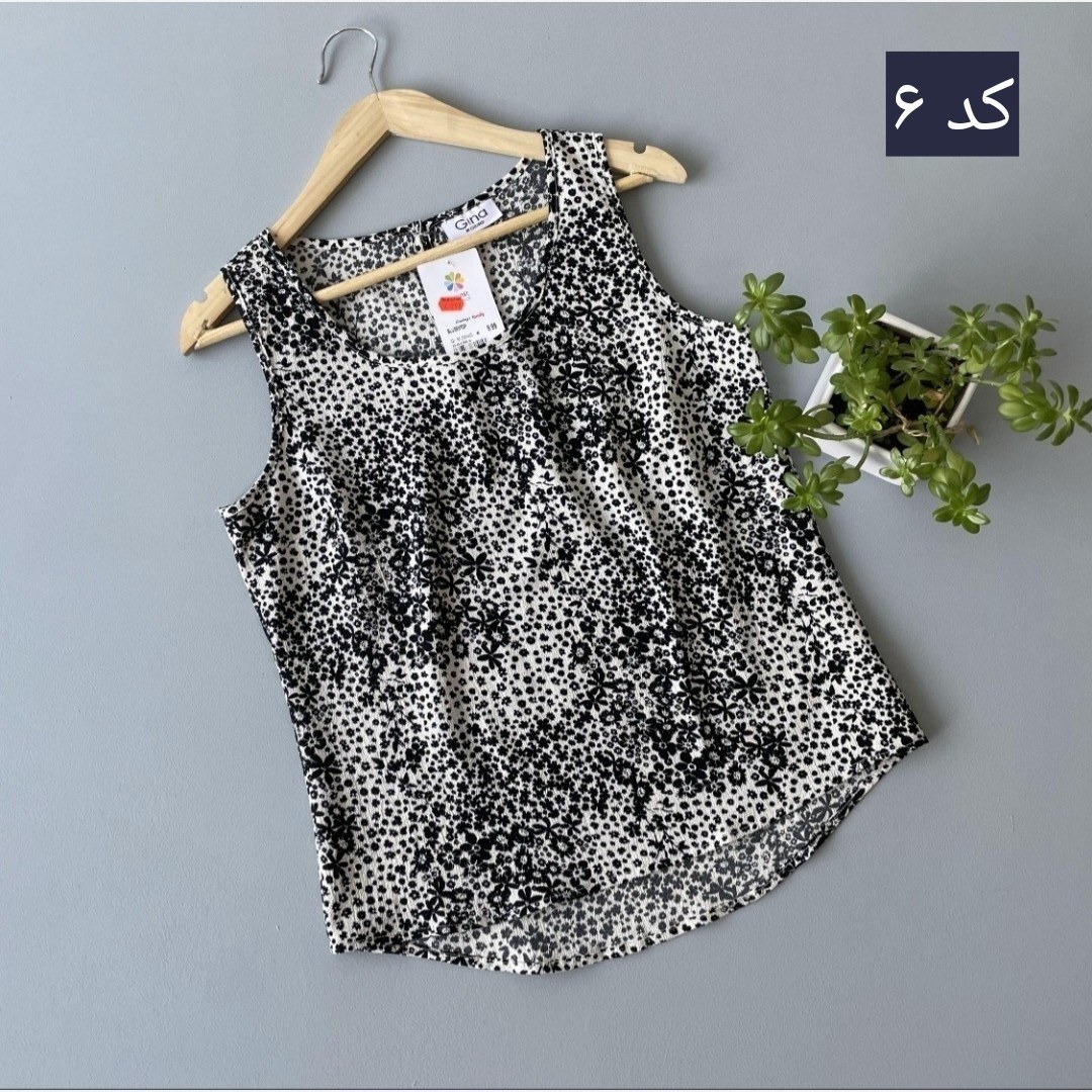 تاپ مجلسی کرپ زنانه برند آلمانی Gina